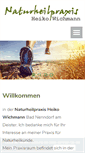 Mobile Screenshot of naturheilpraxis-wichmann.de